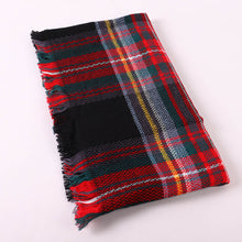 Load image into Gallery viewer, Plaid Tartan Infinity Scarf
