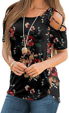 Load image into Gallery viewer, Floral Blouses - Black
