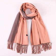 Load image into Gallery viewer, Two Tone Cashmere Scarves

