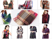 Load image into Gallery viewer, Plaid Classic Winter Scarves
