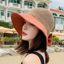 Load image into Gallery viewer, Summer Sun Beach Hat
