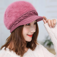 Winter Cozy Fur Beanie Hat