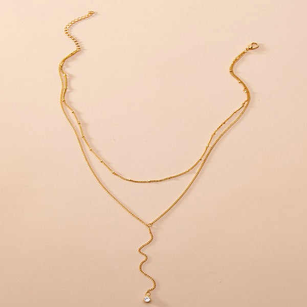Choker Necklace with Zircon stone Jewelry