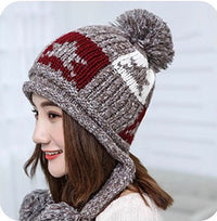 Earflap Knitted Beanies