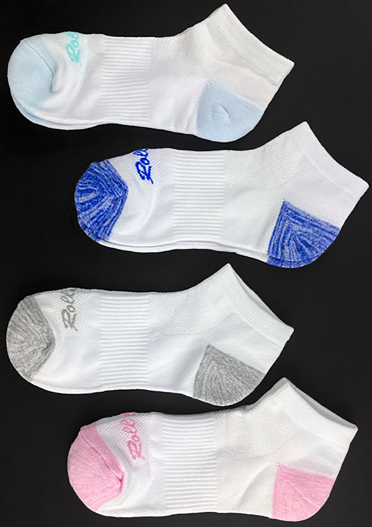 Low Cut Sports Socks- 4 Variety Color Pack