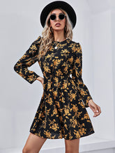 Load image into Gallery viewer, Retro Floral Print Mini Dress
