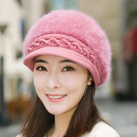 Winter Cozy Fur Beanie Hat