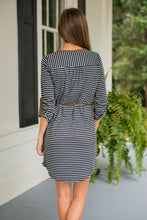 Load image into Gallery viewer, Casual Mini Striped Dress
