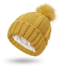 Load image into Gallery viewer, Winter Beanie w/Satin Liner
